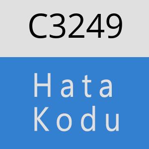 C3249 hatasi