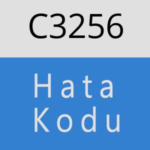 C3256 hatasi