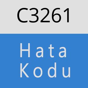 C3261 hatasi