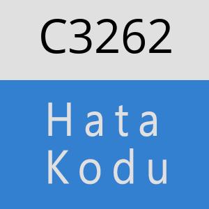 C3262 hatasi