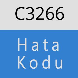 C3266 hatasi
