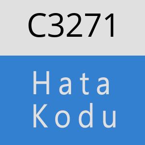 C3271 hatasi