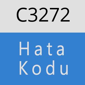 C3272 hatasi