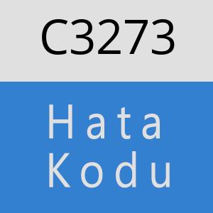 C3273 hatasi