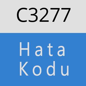 C3277 hatasi