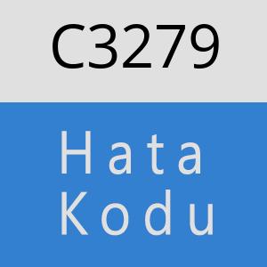C3279 hatasi