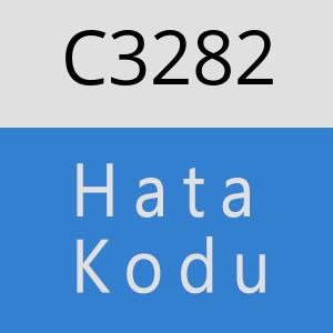 C3282 hatasi