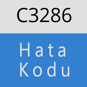 C3286 hatasi