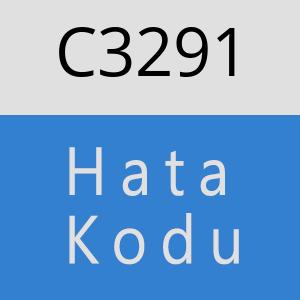 C3291 hatasi