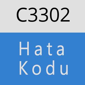 C3302 hatasi