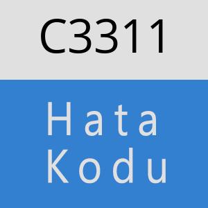 C3311 hatasi