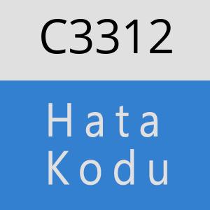 C3312 hatasi