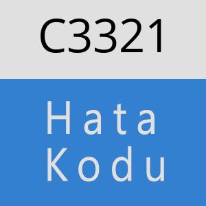 C3321 hatasi