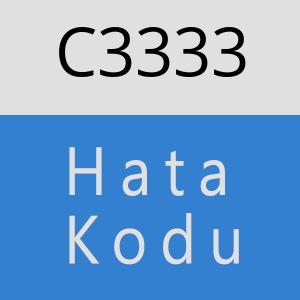 C3333 hatasi