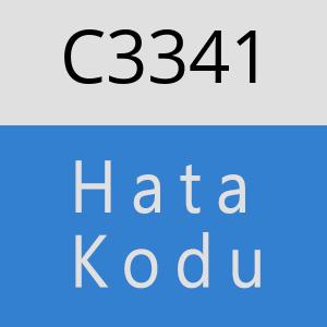 C3341 hatasi
