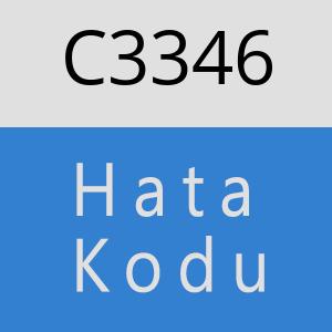 C3346 hatasi