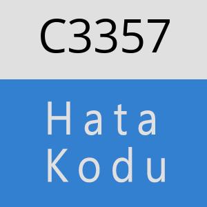 C3357 hatasi