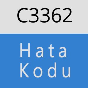 C3362 hatasi