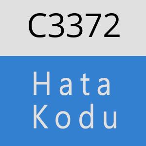 C3372 hatasi
