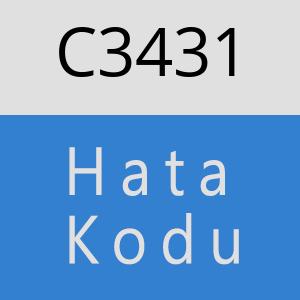 C3431 hatasi