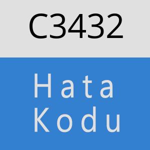 C3432 hatasi