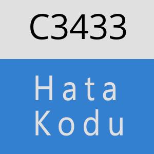 C3433 hatasi