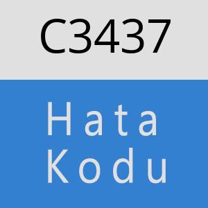 C3437 hatasi
