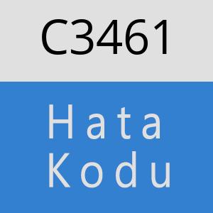 C3461 hatasi