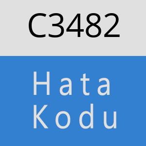 C3482 hatasi