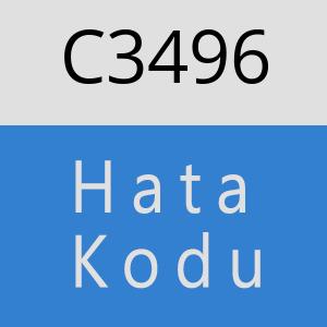 C3496 hatasi