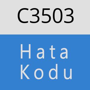 C3503 hatasi