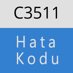 C3511 hatasi