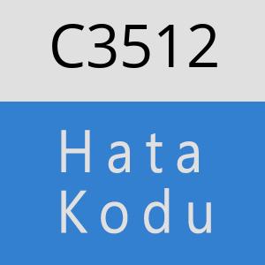 C3512 hatasi