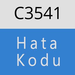 C3541 hatasi