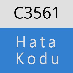 C3561 hatasi