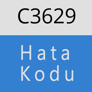 C3629 hatasi