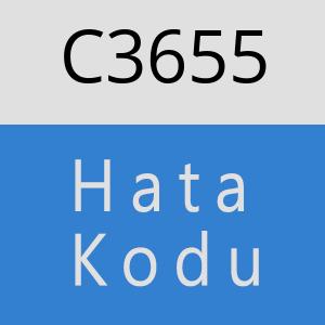 C3655 hatasi