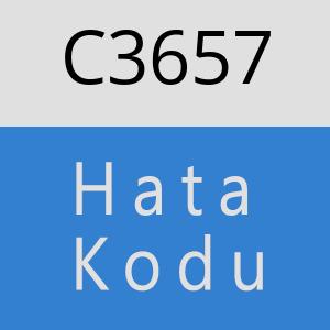 C3657 hatasi