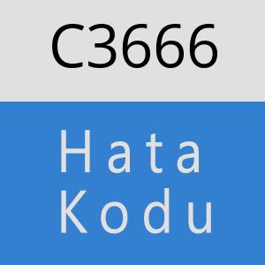 C3666 hatasi