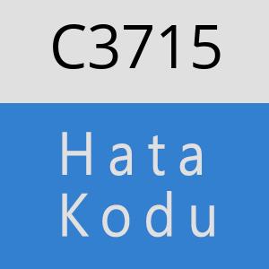 C3715 hatasi