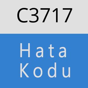 C3717 hatasi