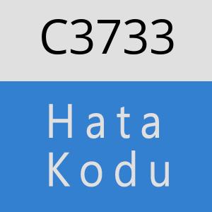 C3733 hatasi