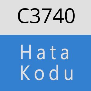 C3740 hatasi