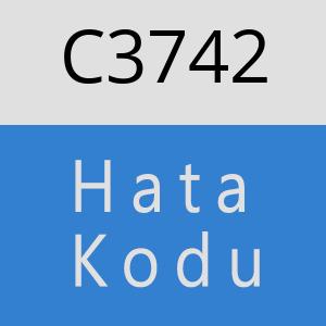 C3742 hatasi