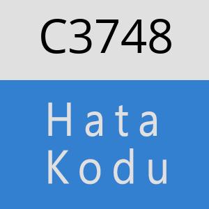 C3748 hatasi