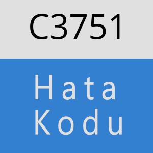 C3751 hatasi