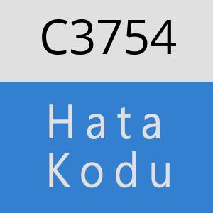 C3754 hatasi