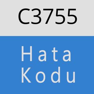 C3755 hatasi