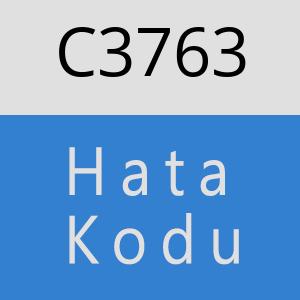 C3763 hatasi