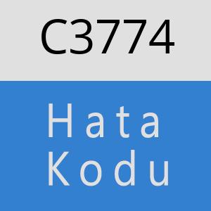 C3774 hatasi